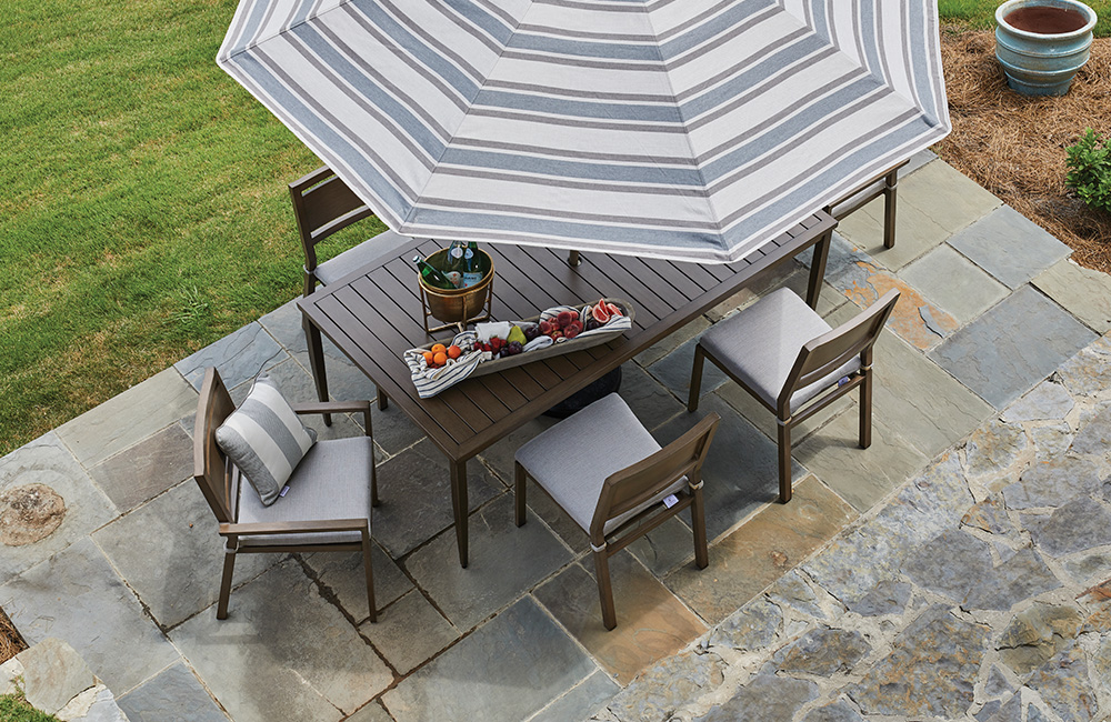 configuring several patio umbrellas to form a gazebo Adding Shade to Your Patio: Umbrellas, Pergolas, and Creative Ideas